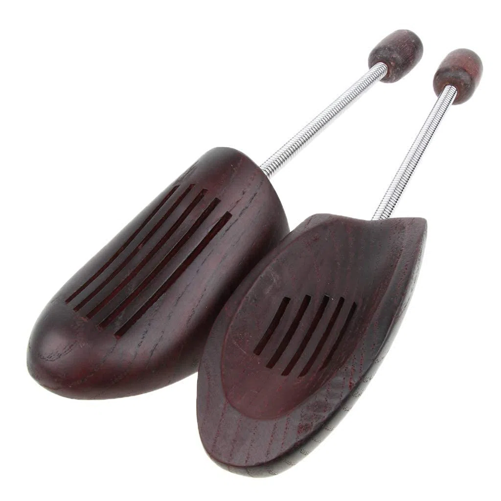 Camillas para Zapatos, Hormas de Madera expansor Unisex marrón 2 uds(Men)