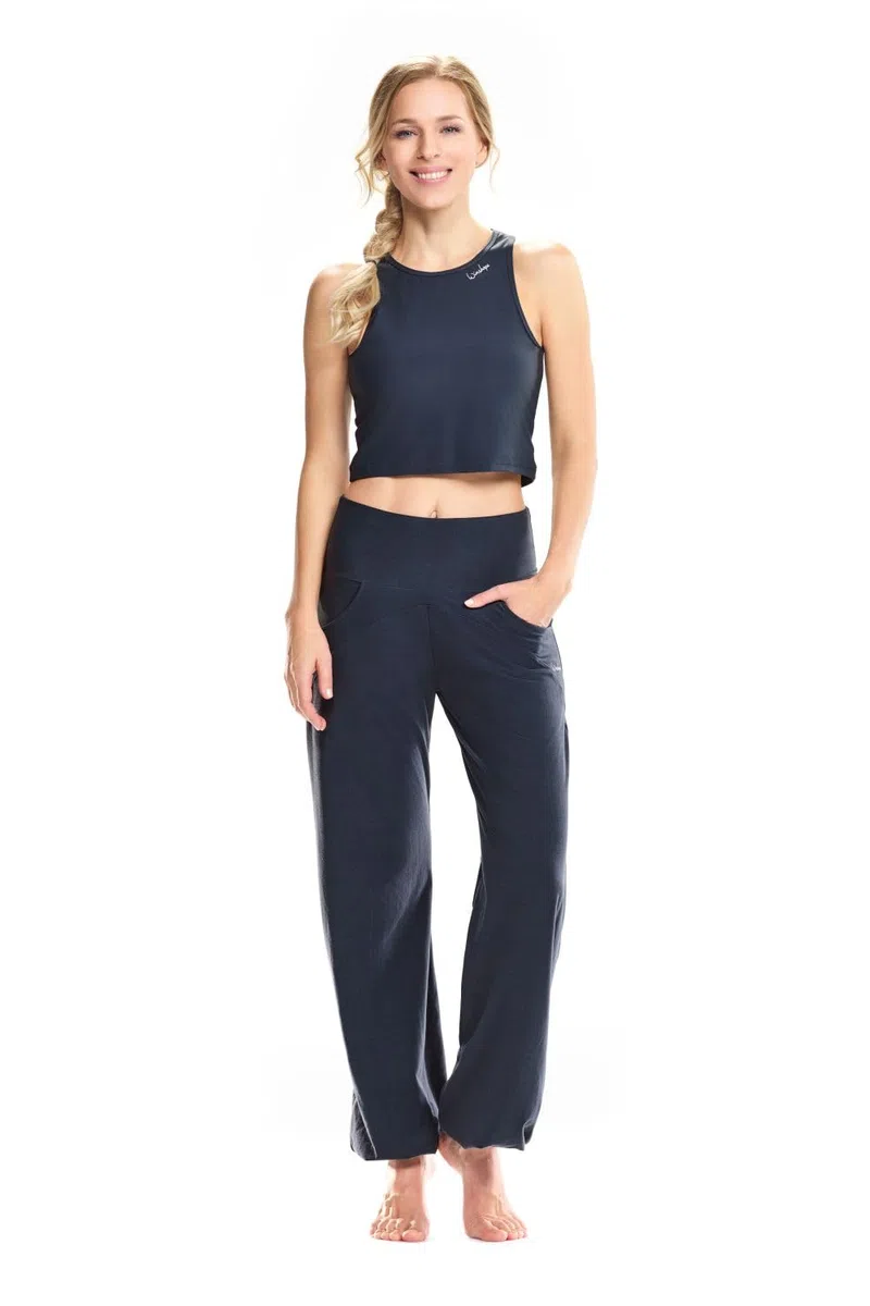 WINSHAPE Functional Light and Comfort Wide Leg Pants Cul102lc - Pantalones Informales Mujer