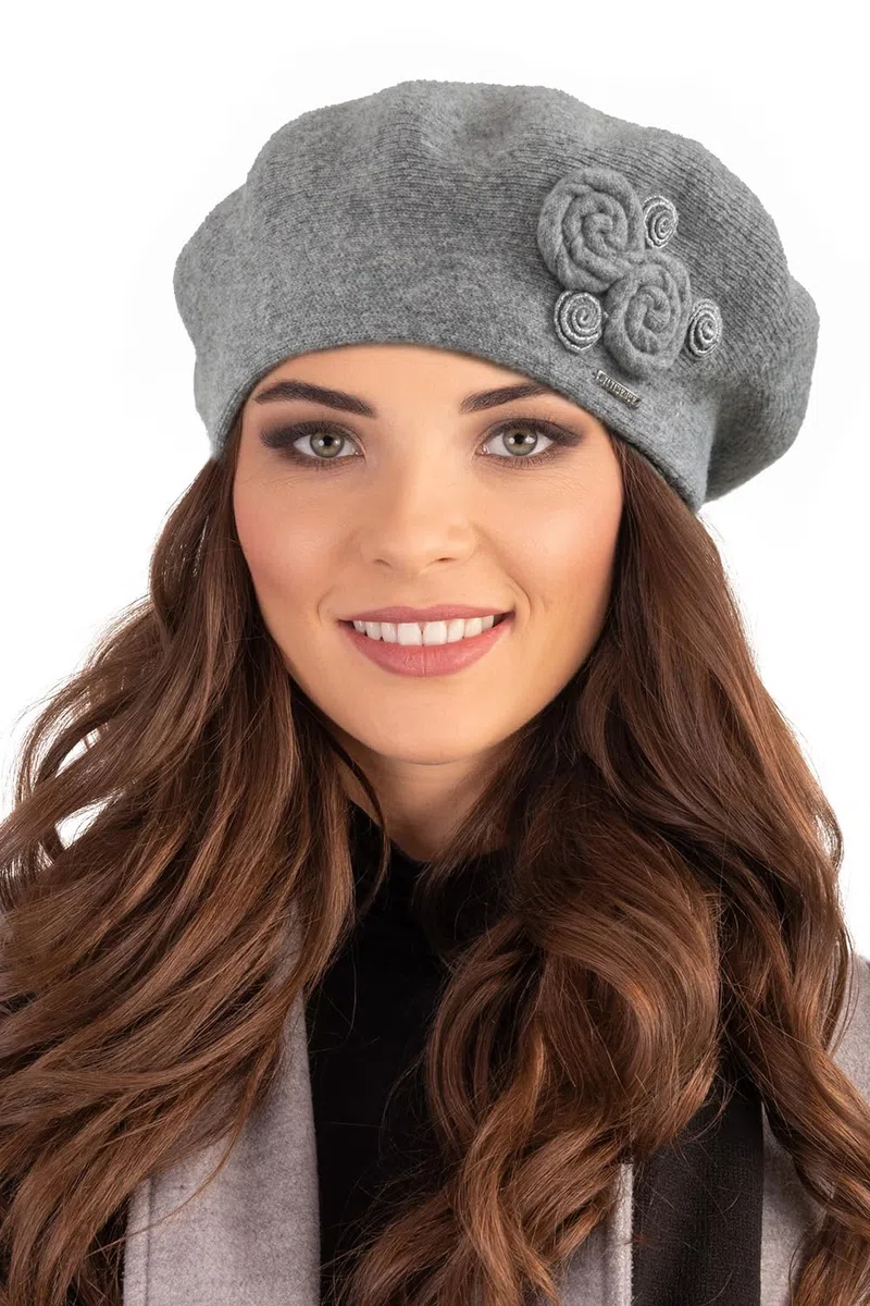 Vivisence Boina De Mujer para Invierno Otoño Elegante para Damas Tejido Cálido Otoño E Invierno Ajuste Estilo Clásico Ideal para Cada Día 7037