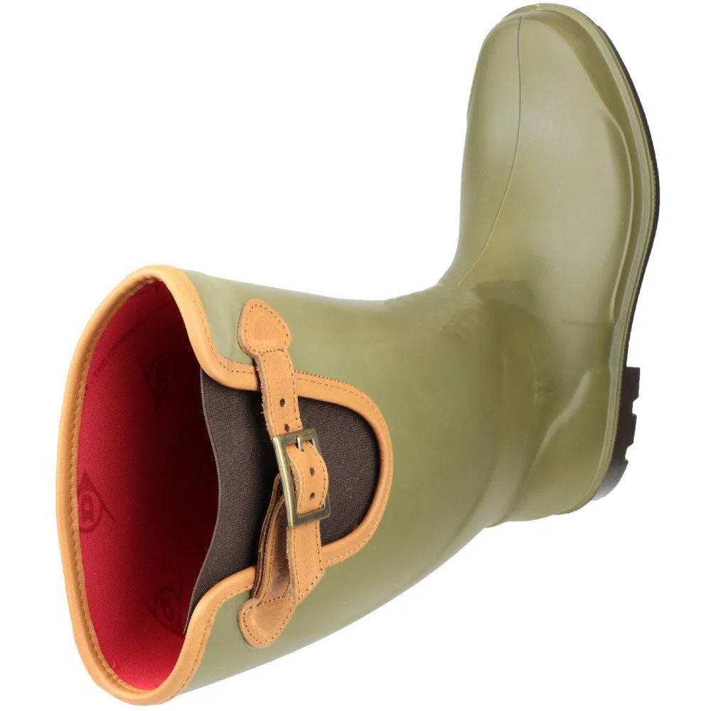 Grisport Dunlop Dull - Botas de agua unisex para niños, color verde, verde, Medium
