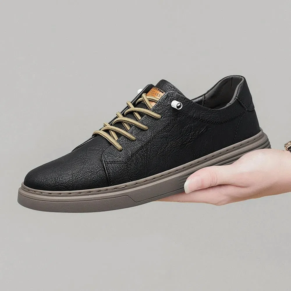 ZBDZSW - Zapatos casuales de cuero para hombre, con cordones, Oxford, para correr, correr, oficina, zapatos de vestir para hombre