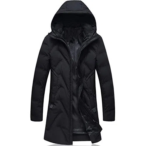 Chaqueta De Plumón para Hombre Chaquetas con Capucha De Plumón De Pato Blanco 90% Hombre, Chaquetas De Plumón De Invierno para Hombre, Talla L-6Xl