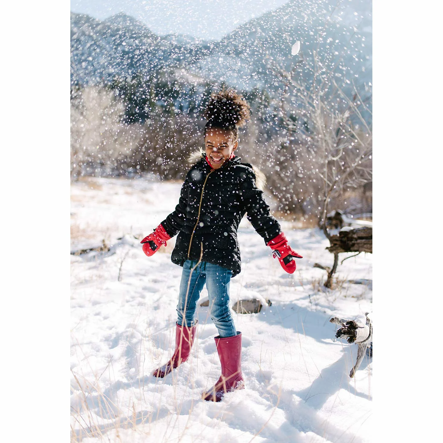 Manoplas para niños, bebés y bebés - Guantes de invierno impermeables Thinsulate
