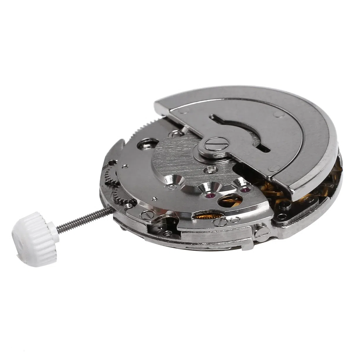 Movimiento mecánico automático, Apto para Piezas de reparación y Accesorios de Relojes, Color Plata.