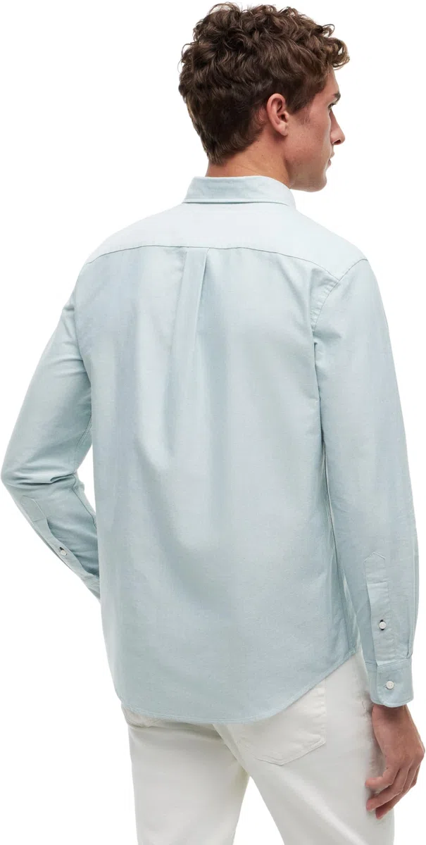 Tommy Hilfiger Camisa Hombre Oxford Shirt de Manga Larga