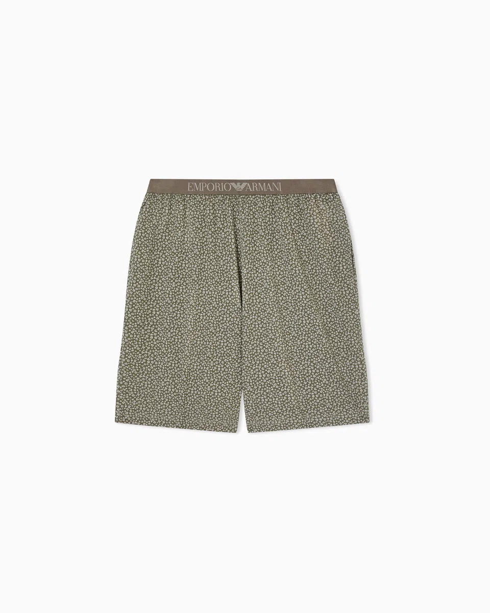 Emporio Armani T-Shirt+Shorts Pyjama Juego de Pijama Hombre (Pack de 2)
