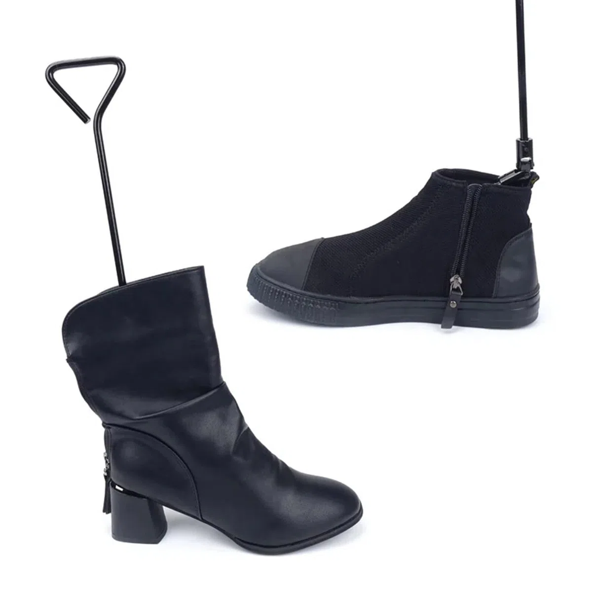 Zapatos elásticos for mujer, botas de árbol que mantienen la forma, expansor ancho madera, calzado extensor estiramiento, 1 Uds