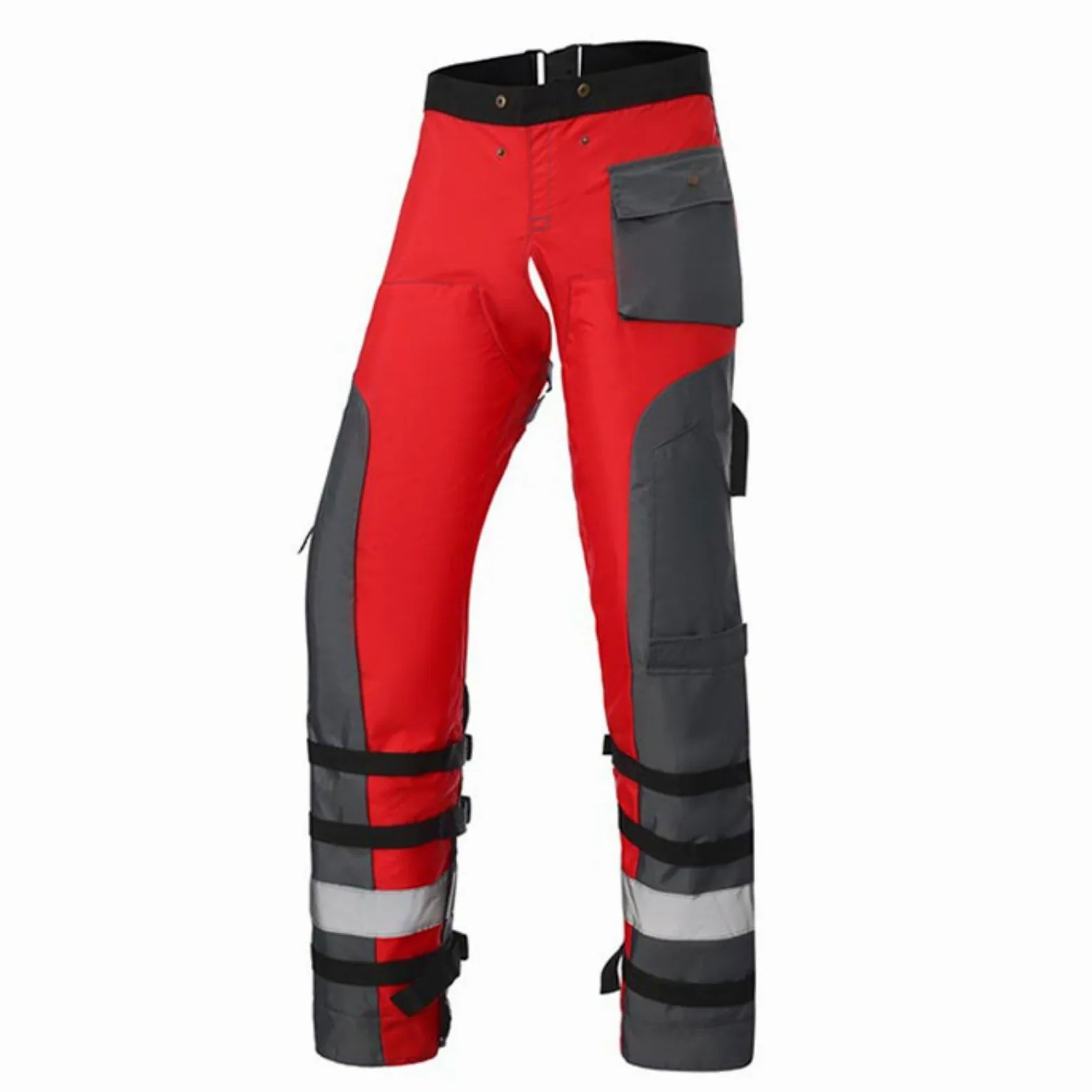 harayaa Pantalón de Protección para Motosierra Pantalón Anticorte Delantal Pernera Leggings con Estructura por Ajuste en Cintura y Piernas y Detalle