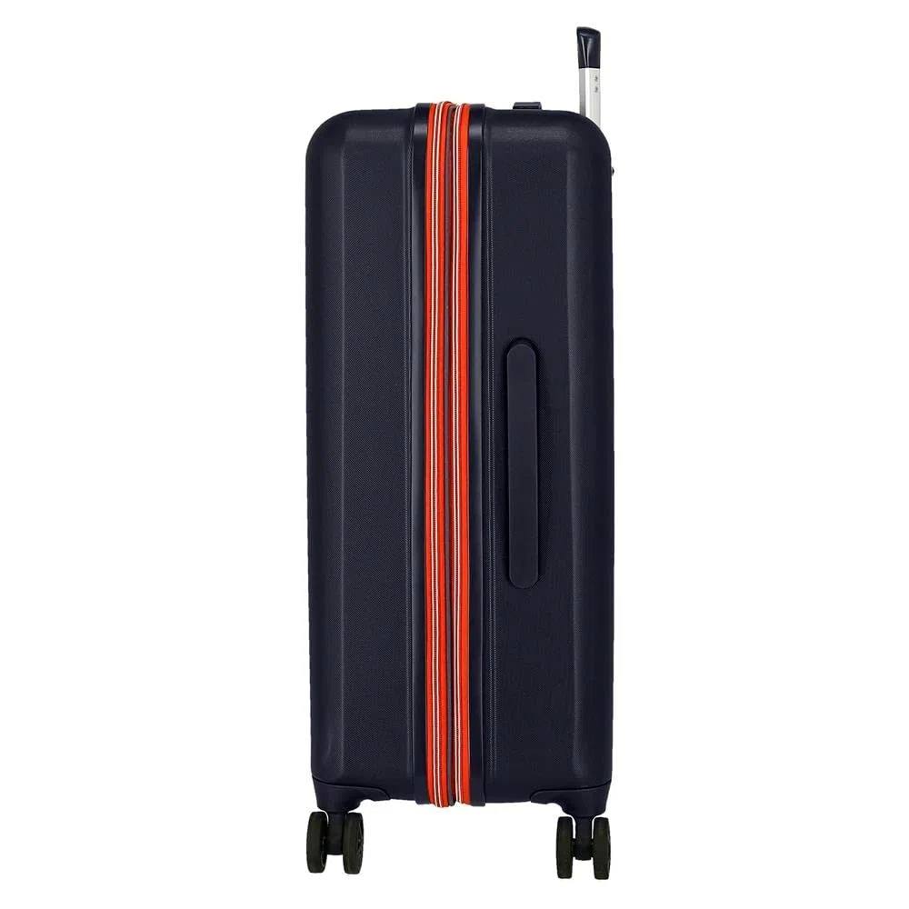 Joumma Disney Mickey Outline Maleta Mediana Azul 48x70x28 cms Rígido 3,98 kgs Cierre TSA ABS 3,98 kgs 79L