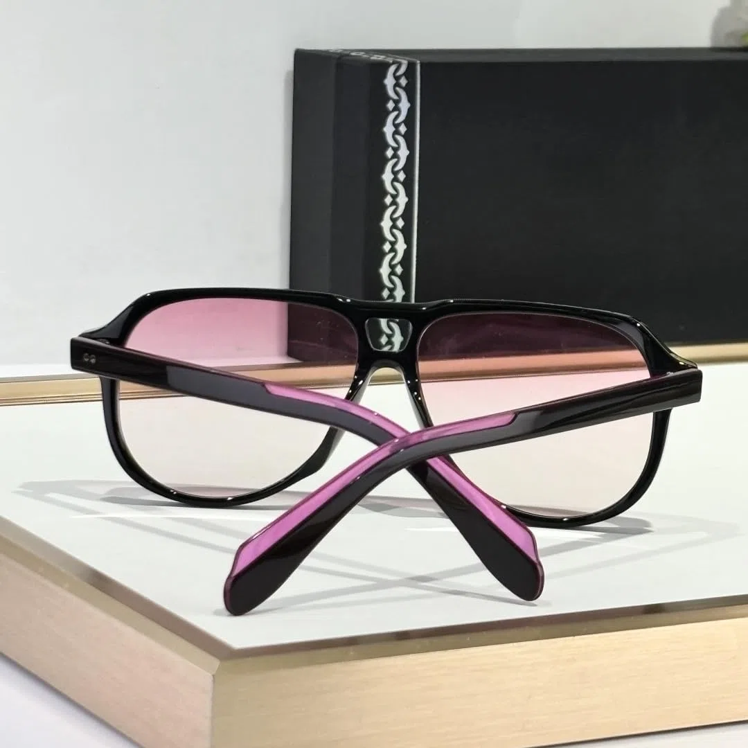 Gafas de sol de moda para mujer, montura de acetato para hombre.