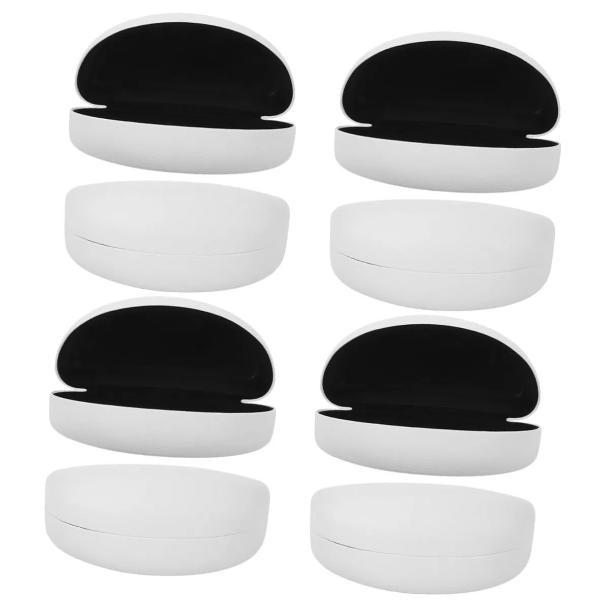Healeved 8piezas Estuche Rígido Para Gafas De Sol y Ópticas Pack De Unidades Diseño Portátil y Seguro Organizador Para Almacenamiento y Protección De Gafas