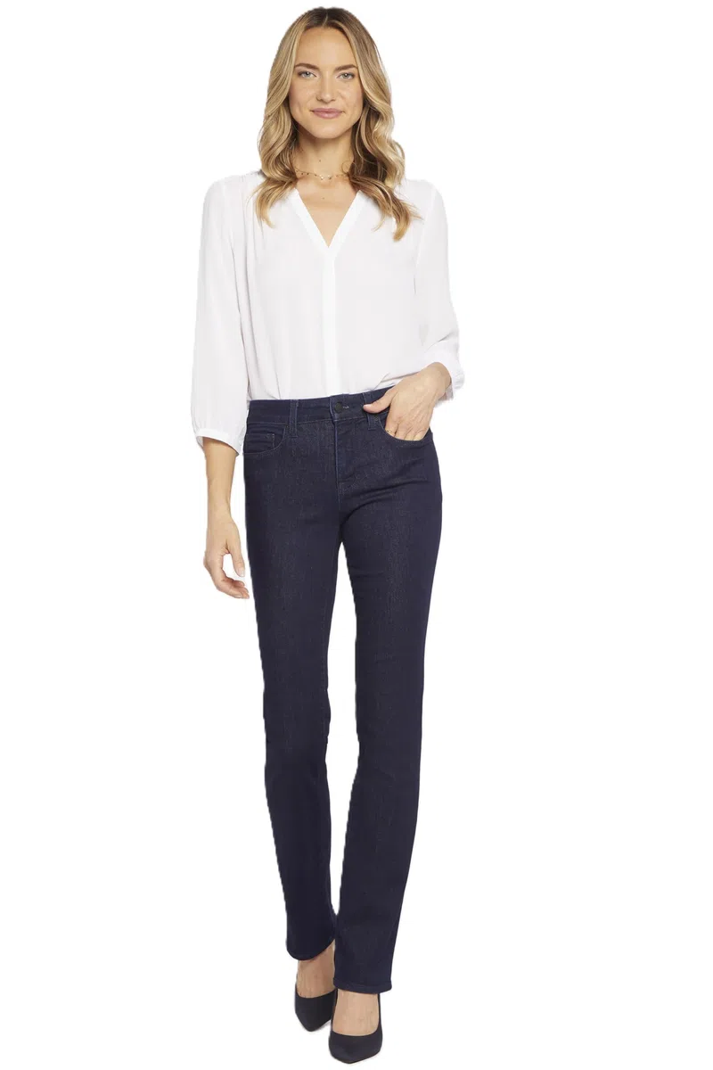 NYDJ Jeans Rectos Marilyn para Mujer, Enjuagar, 10 US