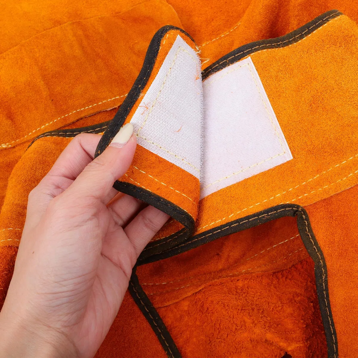 DOITOOL Babero de soldadura Anti llama ropa de seguridad resistente al calor para protección de trabajo