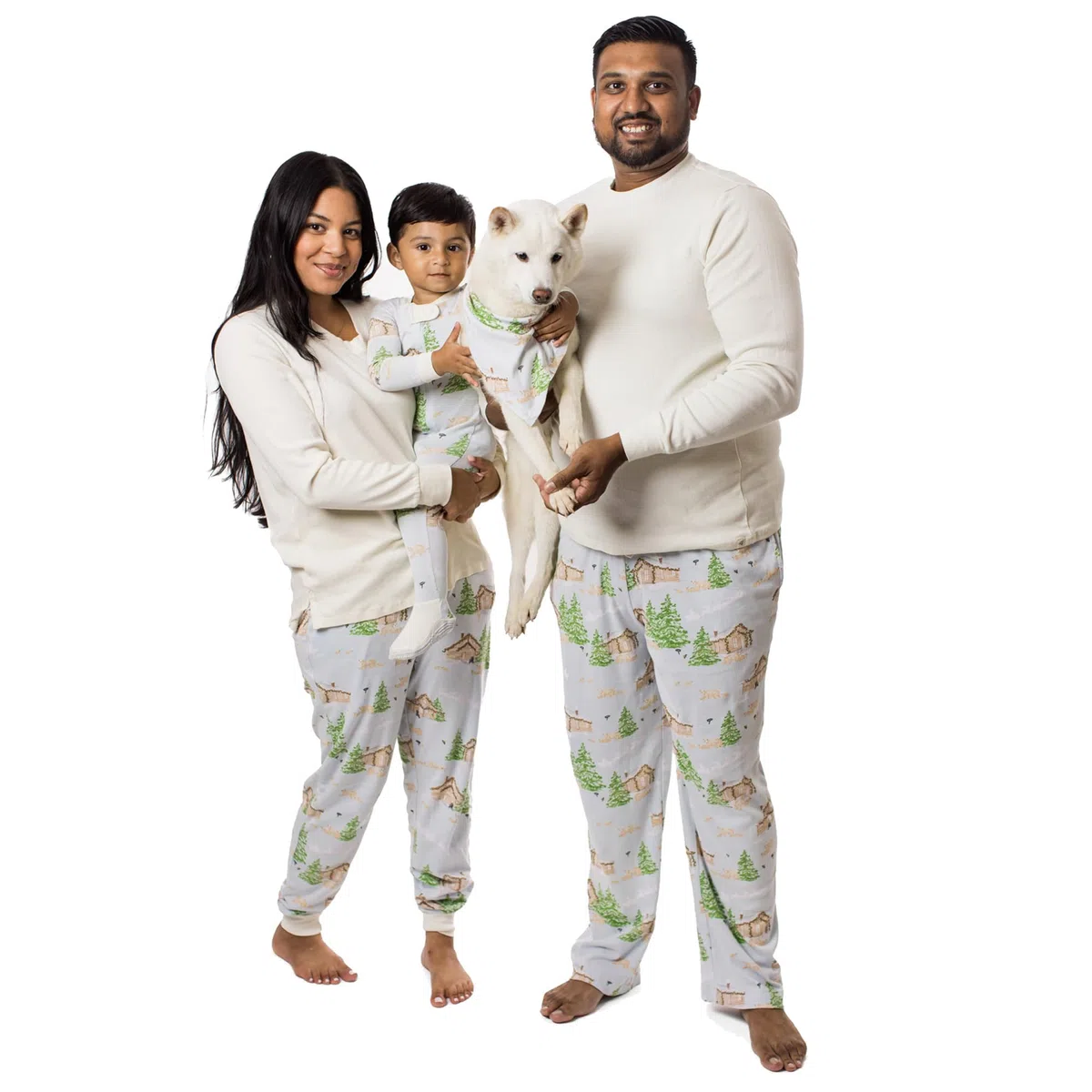 Burt's Bees Baby Conjunto de Pijama de algodón orgánico para bebé y niña, diseño de Jammies, Sombrero de Invierno 2024, XL, Cabaña de Invierno 2024, XL