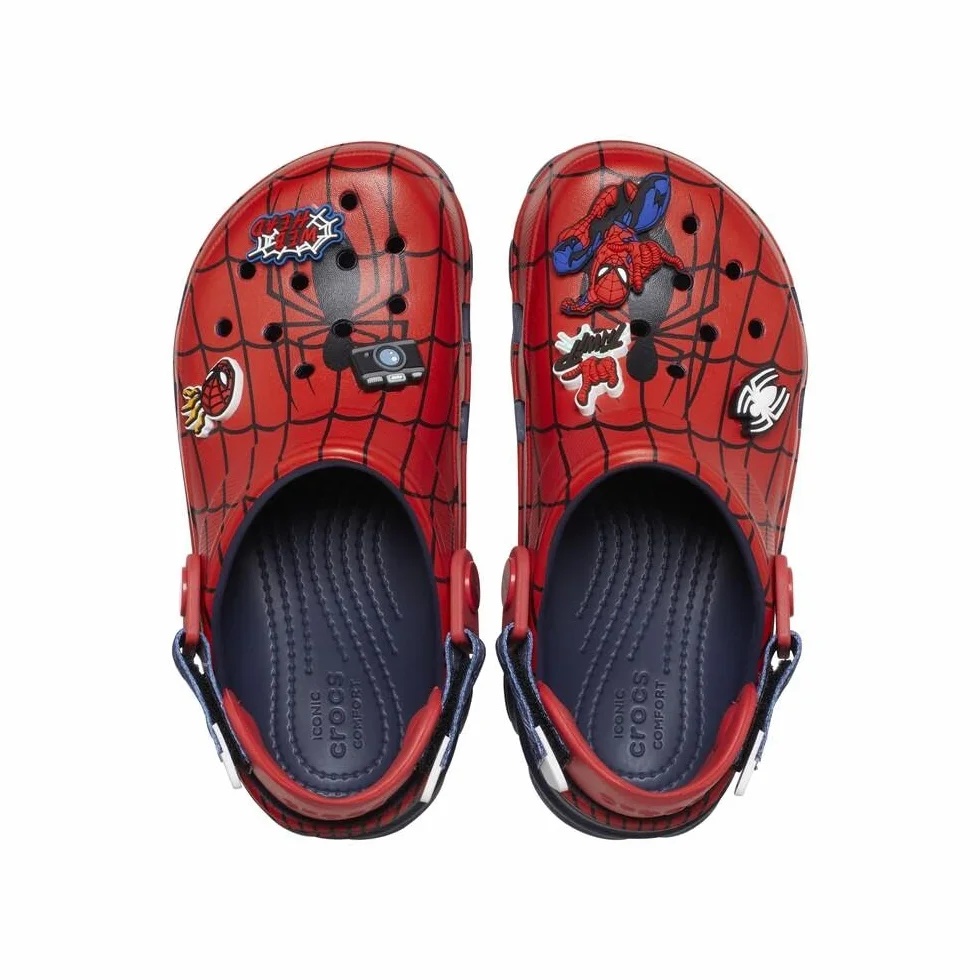 Crocs Spider-Man-Zuecos Todo Terreno, Zuecos Unisex niños