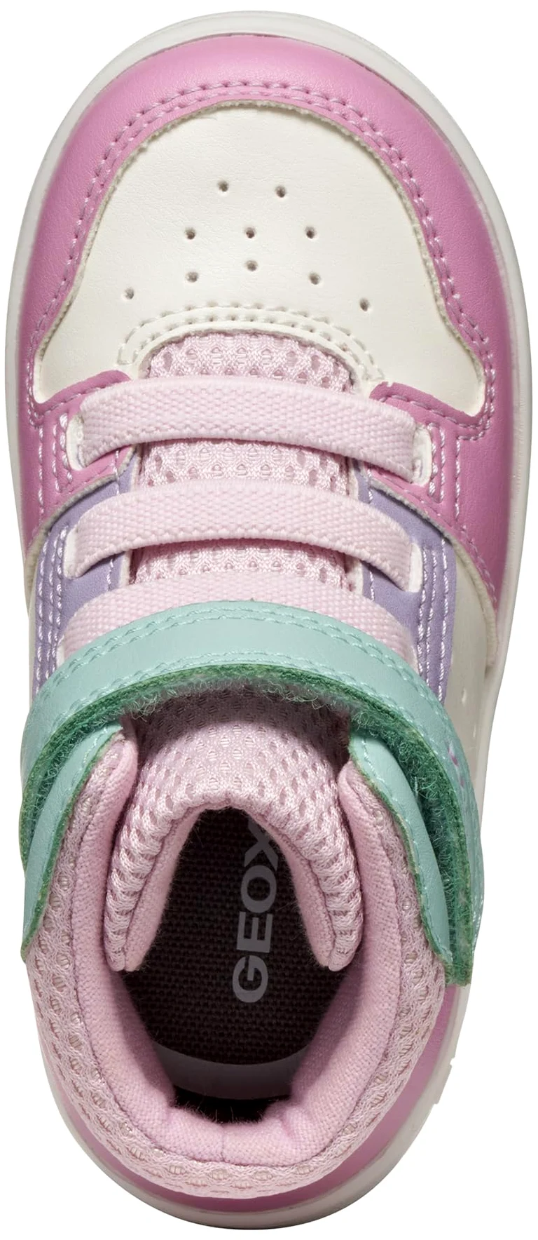 Geox B Eclyper Girl, Zapatillas Bebé-Niñas