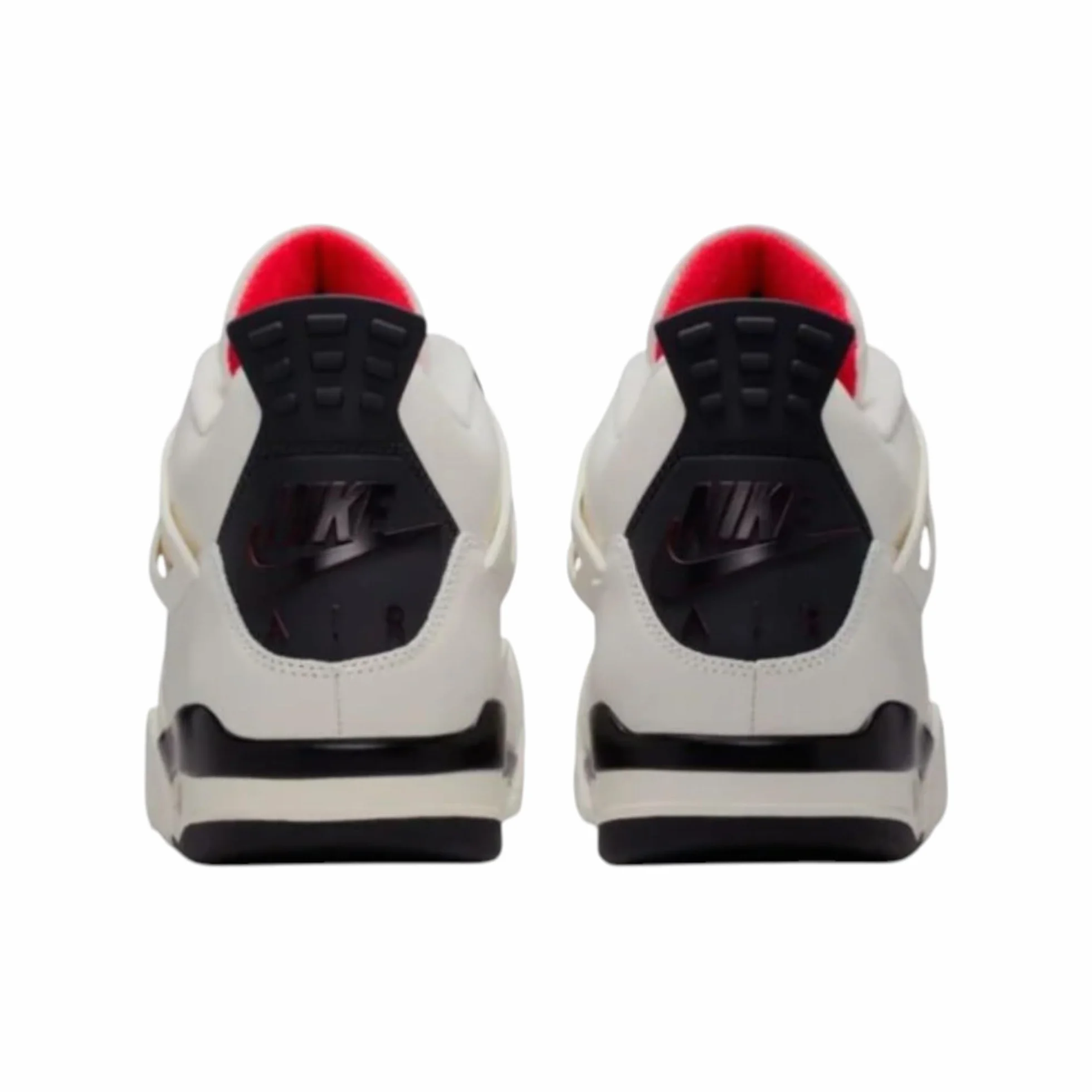 Air Jordan 4 Retro Flight Club - Zapatos para hombre (vela/rojo universitario/negro)