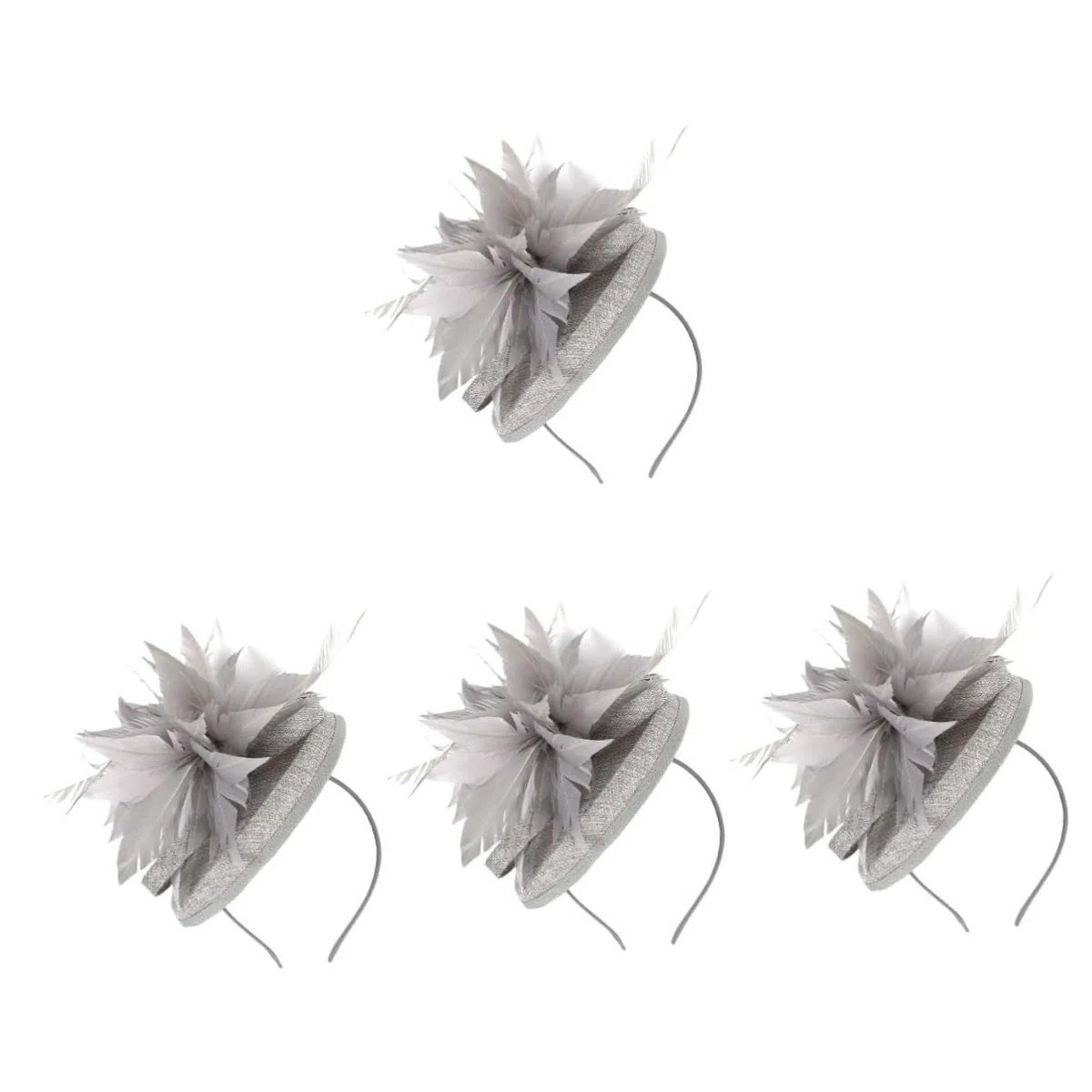 SOIMISS 4piezas Sombrero Fascinador Elegante Pluma Para Mujeres Para Fiestas De Té y Cócteles Accesorio De Moda Para Eventos Formales y Bodas