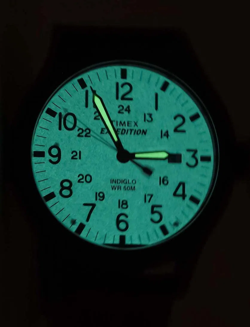 Timex Men's Expedition Scout 40mm Leather Strap Watch