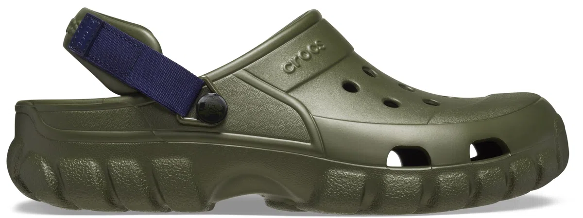Crocs Unisex Adulto Offroad Sport Clog Zueco, Army Green/Navy, 45/46 EU