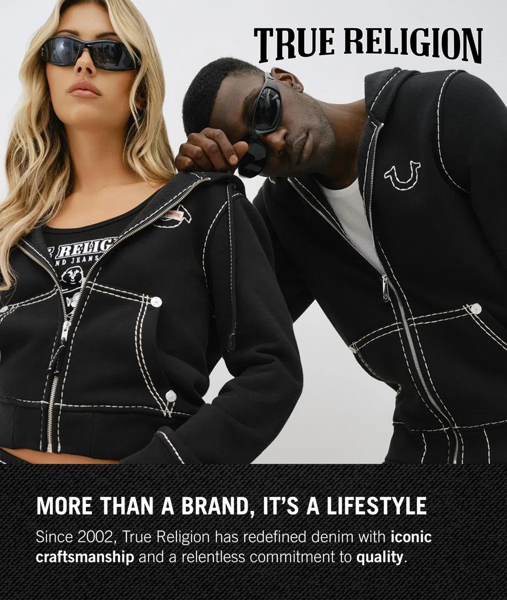 True Religion Buddha Logo Crew Neck tee T-Shirt Hombre (Pack de 1)