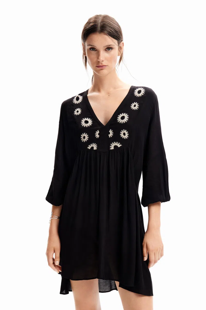 Desigual Vest_Seneca Vestido Mujer (Pack de 1)