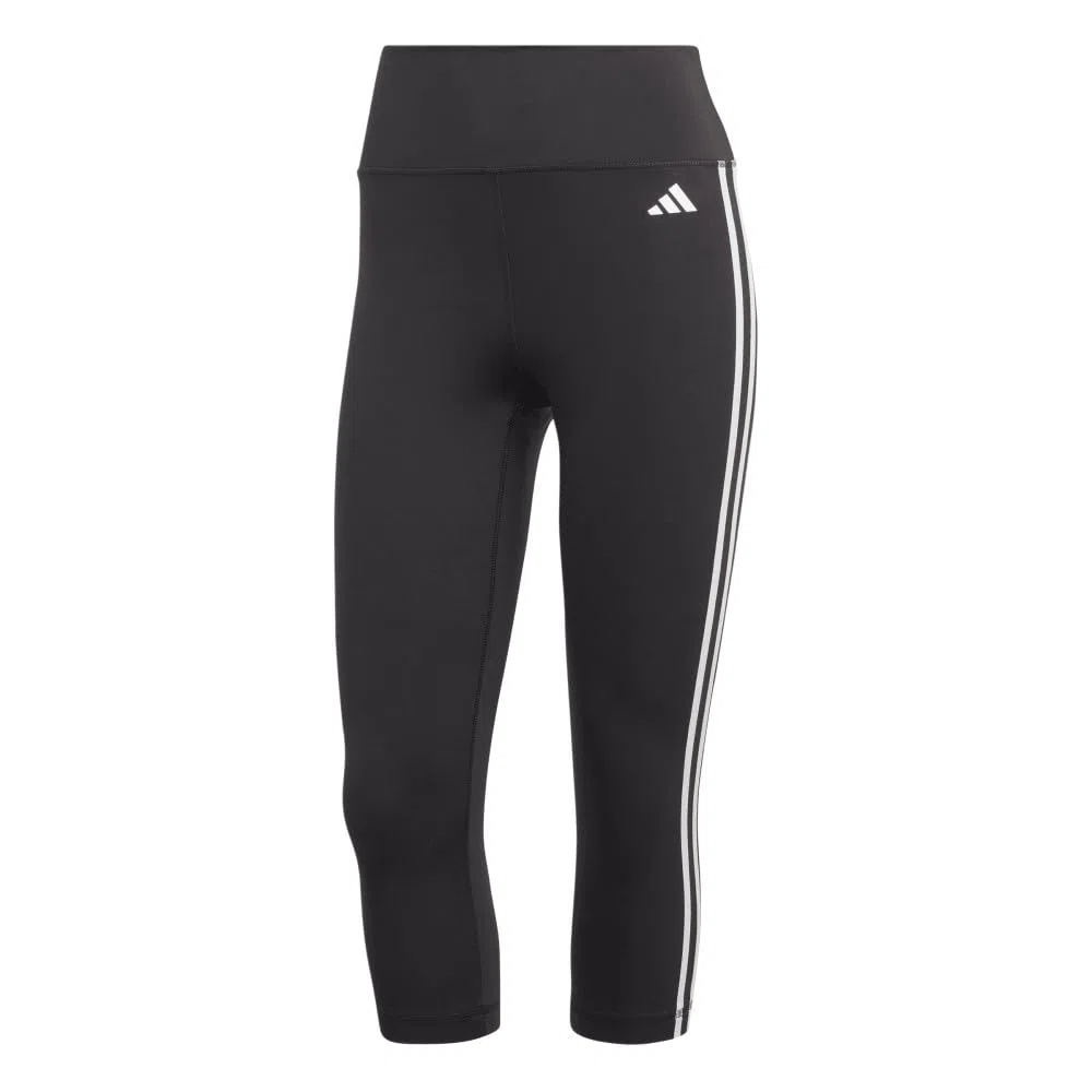 adidas Leggings Largos para Mujer Essentials con 3 Rayas de Cintura Alta