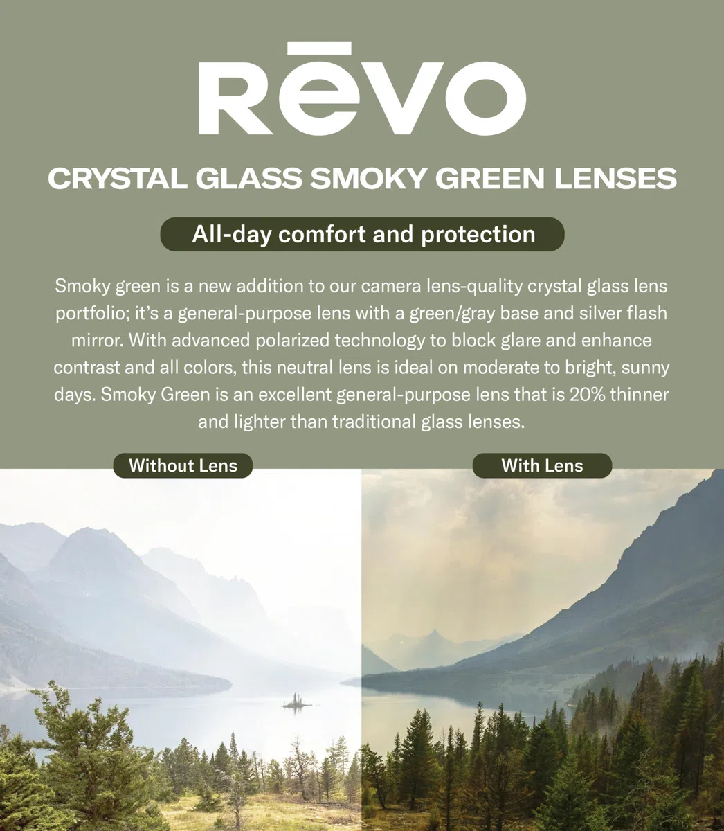Revo Gafas de sol polarizadas Sierra montura redonda