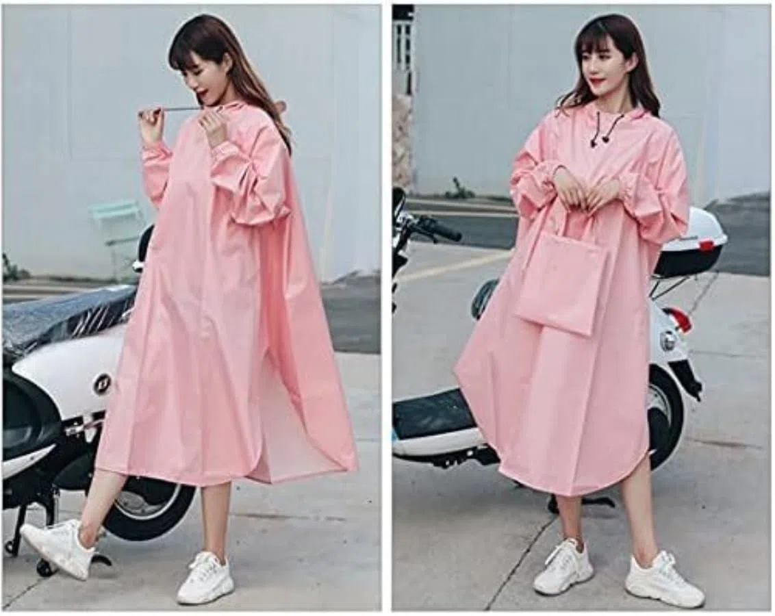 Capa de Lluvia Reutilizable Mujeres Adultas Poncho Ciclismo Impermeable Delgado Y Portátil Viajes Al Aire Libre Camping Ropa de Agua para Exteriores