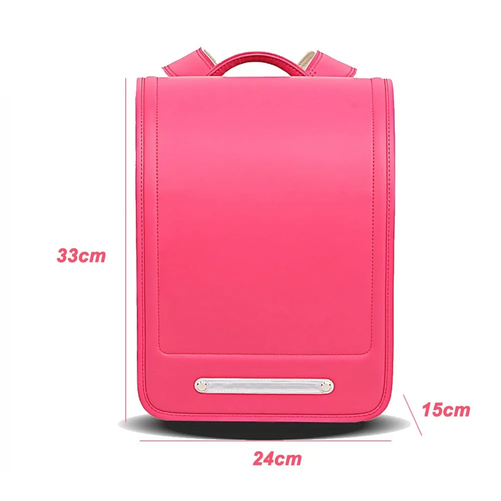 Bolsa Escolar De Estilo Japonés De Gran Capacidad, Transpirable Y Cómodo, Cubierta Impermeable De PU, Adecuada para Niños Y Niñas,B,33 * 24 * 15CM