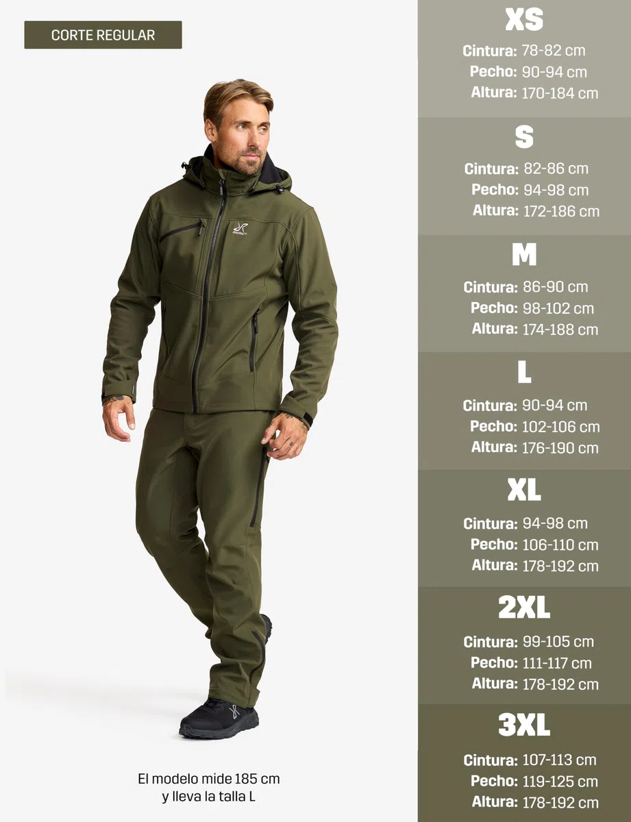RevolutionRace Hiball Softshell Jacket para Hombre, Chaqueta de Exterior para Senderismo
