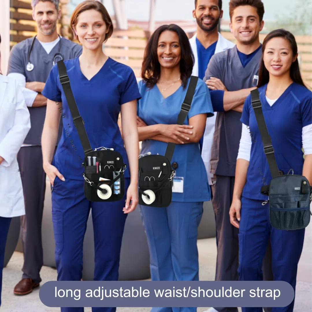 MOMOZEE Bolsa de enfermera, artículos esenciales de enfermería para enfermeras, artículos esenciales para estudiantes de enfermera, accesorios de enfermeras para el trabajo, bolsa de cintura de regalo
