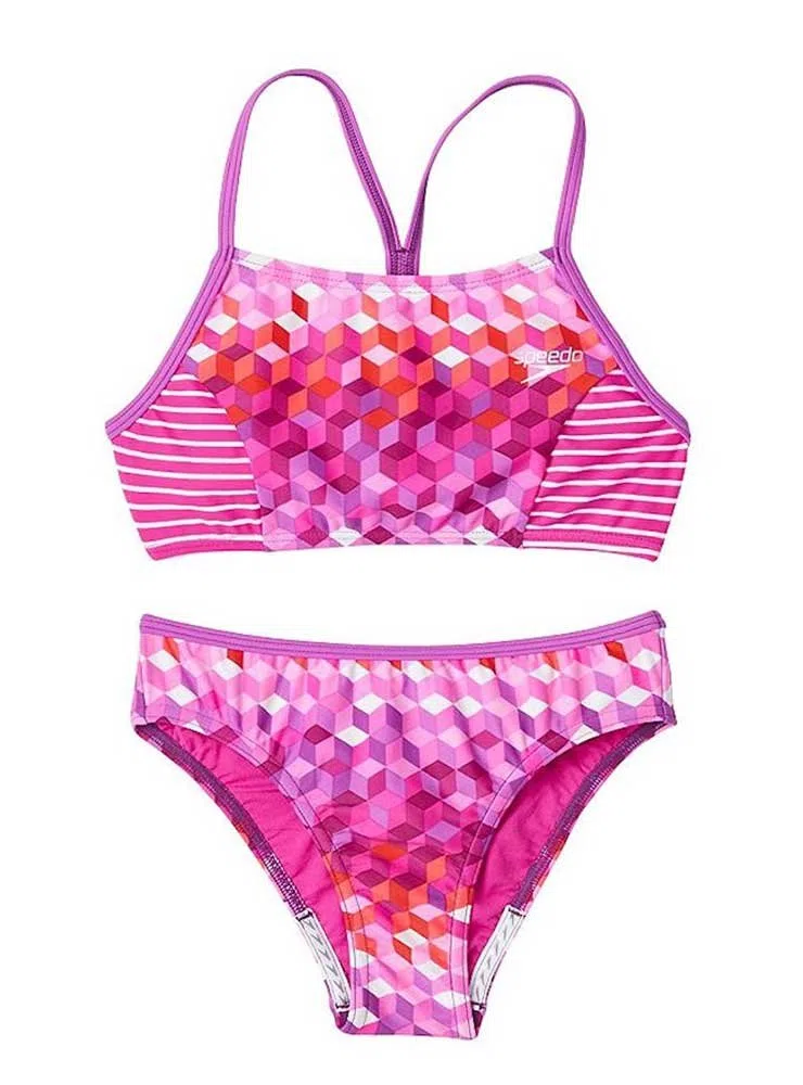 Speedo Girls Bikini Swimsuit Set