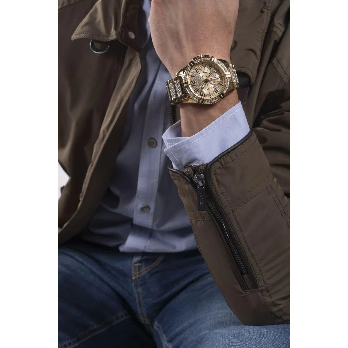 Guess, Unisex-adultos, Analógico W0799G2