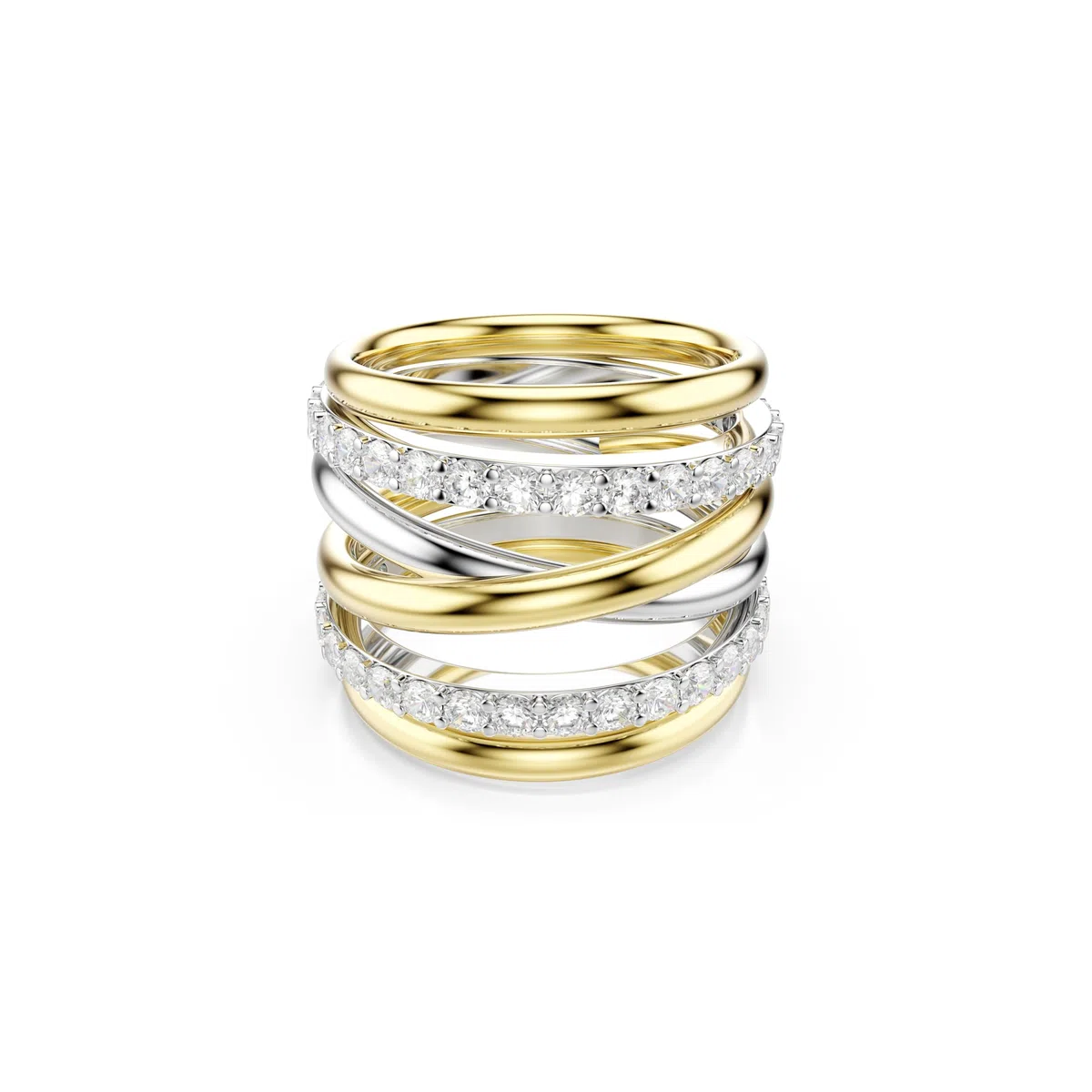 Swarovski Anillo de cóctel Hyperbola