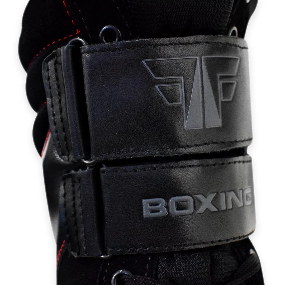 FOX-FIGHT Extreme, Botas de Boxeo, de Piel auténtica Professional, Color Negro, 45 EU