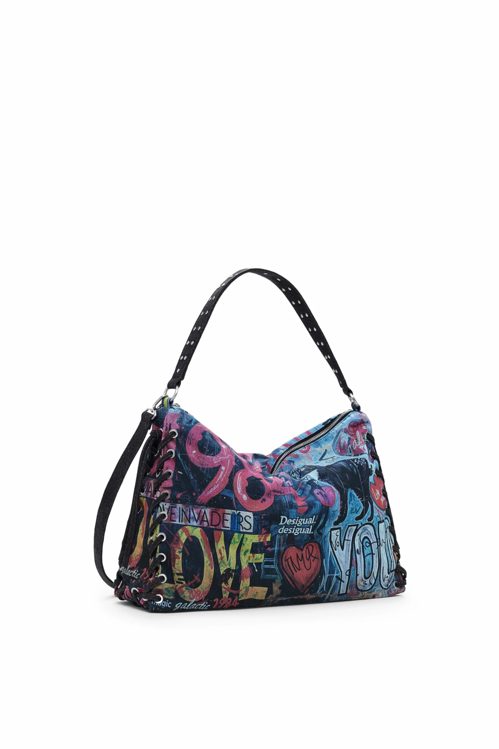 Desigual Bag_pizzicato - SHOULDER BAG Unisex adulto