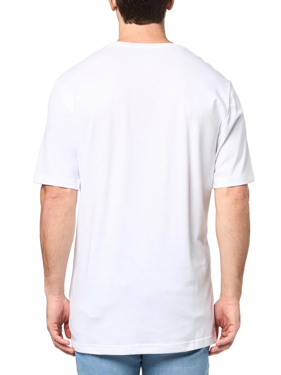 Lacoste Big & Tall Print Cotton T-Shirt Camiseta de algodón con Estampado Grande y Alto Hombre (Pack de 1)