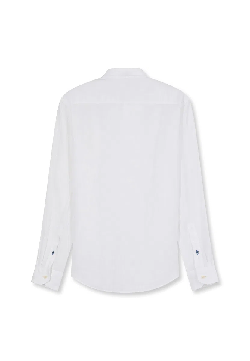 OLYMP Camisa casual para hombre de manga larga 404014, monocolor, 059, informal, 22, cuello Kent