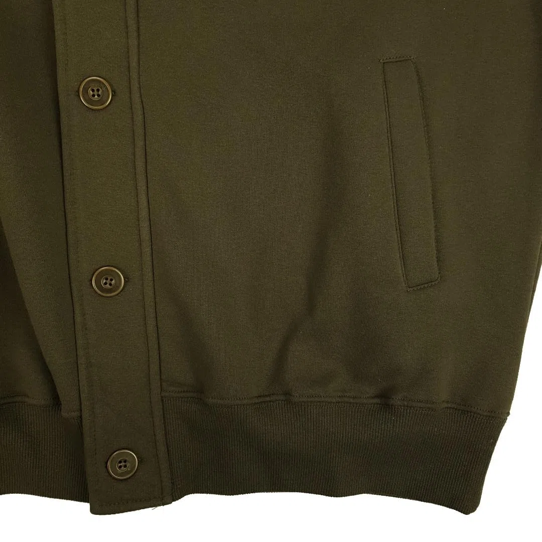 Sudadera Cárdigan Chaqueta con Botones Cremallera Bolsillos Cremallera Hombre Tallas Grandes XXXXL 5X