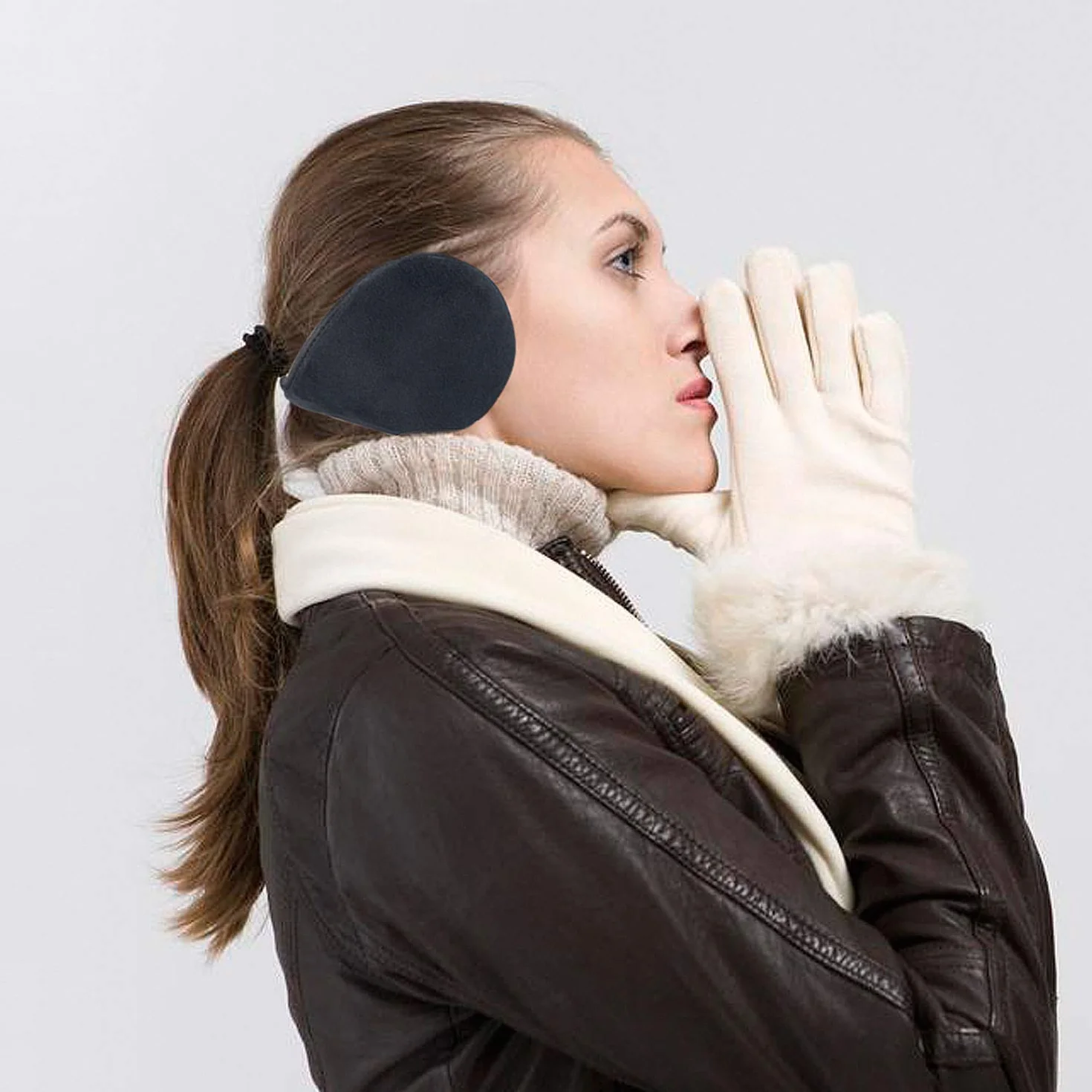 Czemo Orejeras para Hombre y Mujer, Plegable Tamaño Ajustable Unisexo Orejeras Cálidas de Invierno