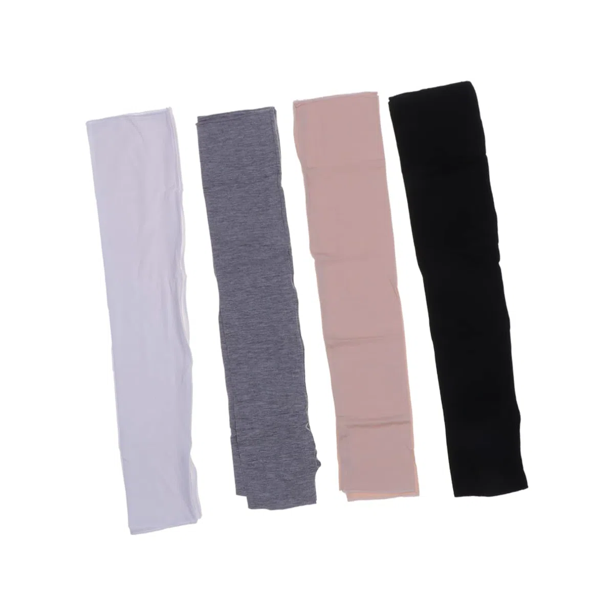 Guante de Protección Solar sin Dedos, 4 Pares, Algodón