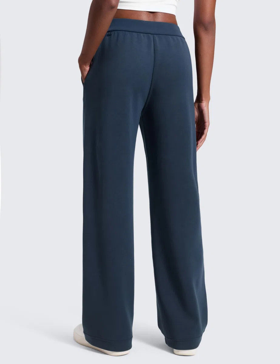 CRZ YOGA SoftAura Pantalón de Pinzas 76cm | Casual, Textura Aterciopelada, Modal, Pierna Recta, Bolsillos, para Mujer