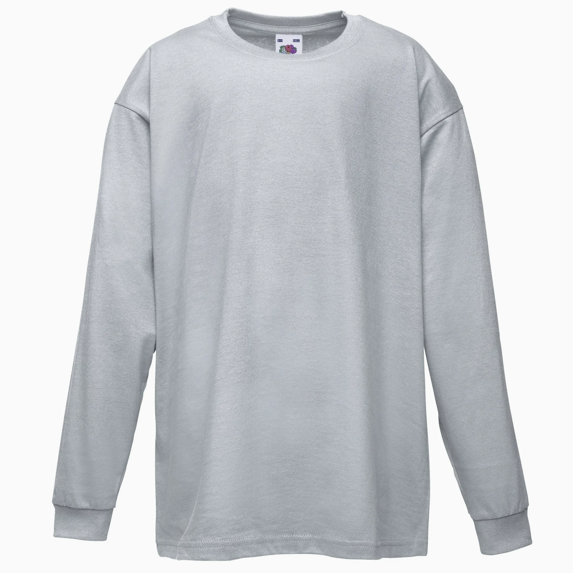 Fruit of the Loom- Camiseta de Manga Larga Valueweight para niños (Paquete de 2)