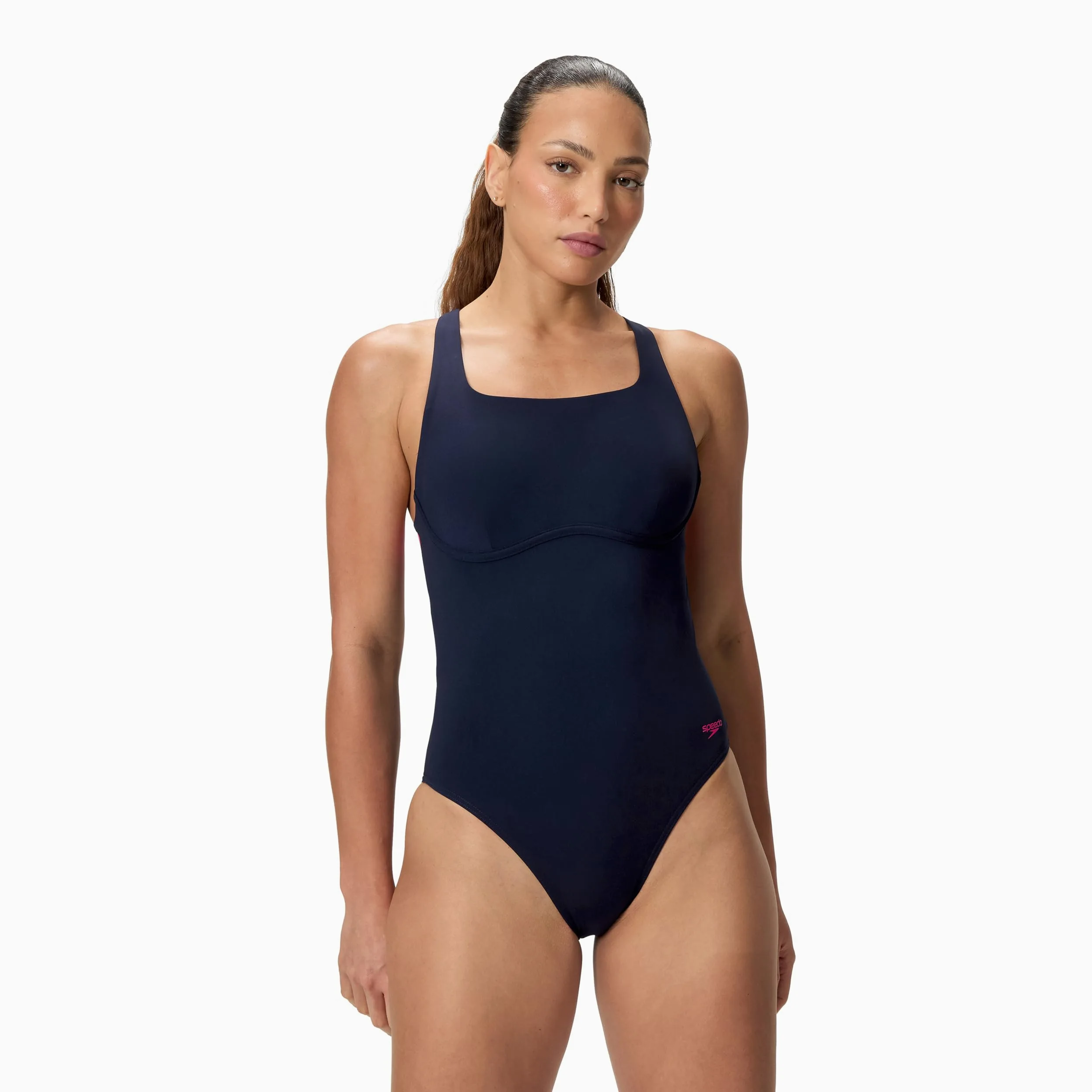 Speedo Solid Flex Band One Piece Traje de baño Mujer