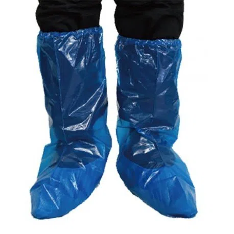 Cubrebotas desechable Azul en Polietileno. Caja 500 uds