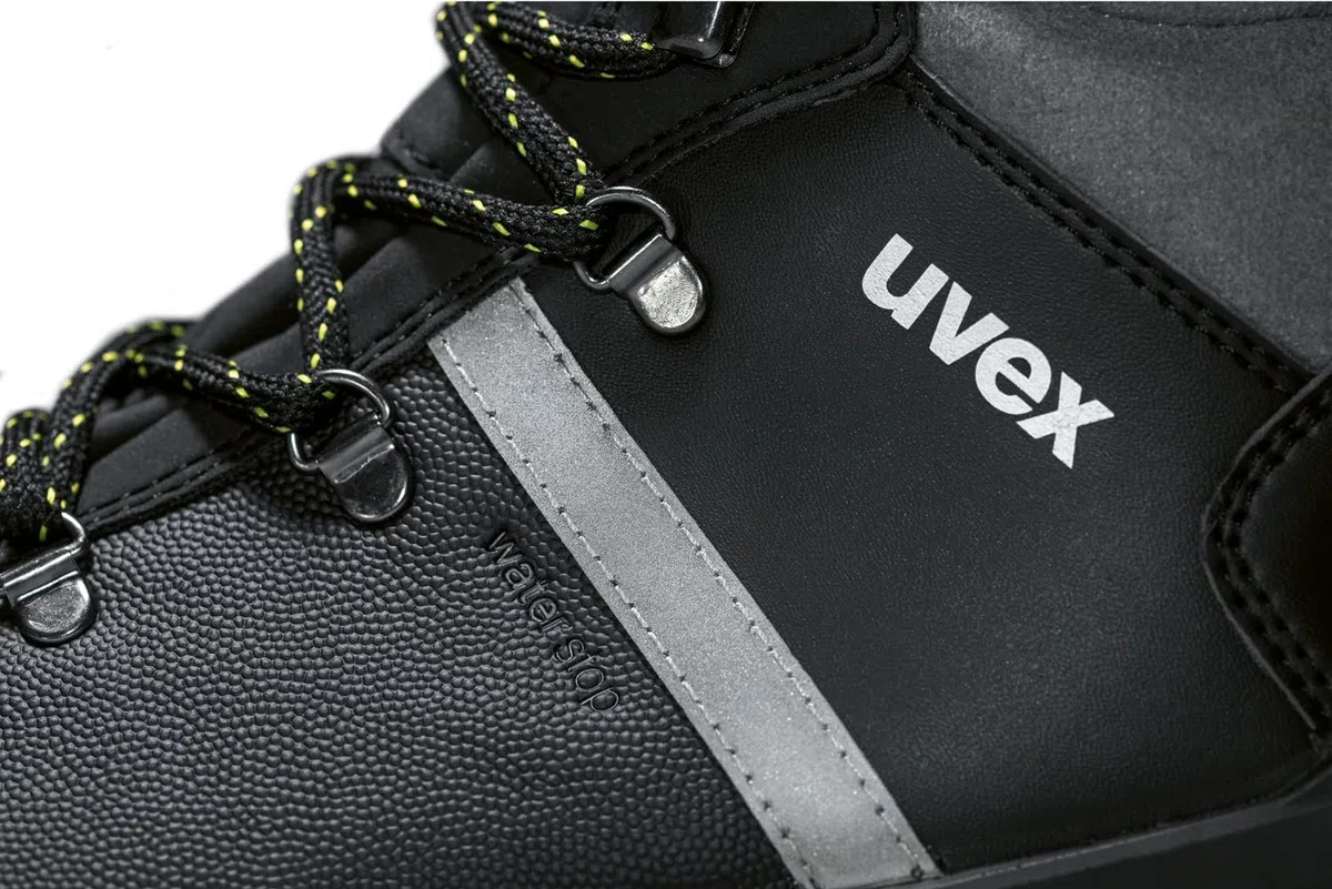 Uvex 2 construcción S3 SRC - botas de trabajo de cuero repelentes al agua - sin metal para hombre