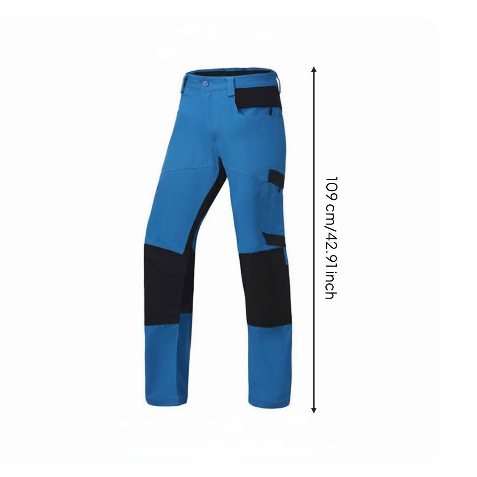Gralara Pantalones de Trabajo Anticorte Multibolsillo Pantalón Anticorte Resistente a Herramientas de Corte Pantalón para Profesionales, Cortar, Light Blue 38