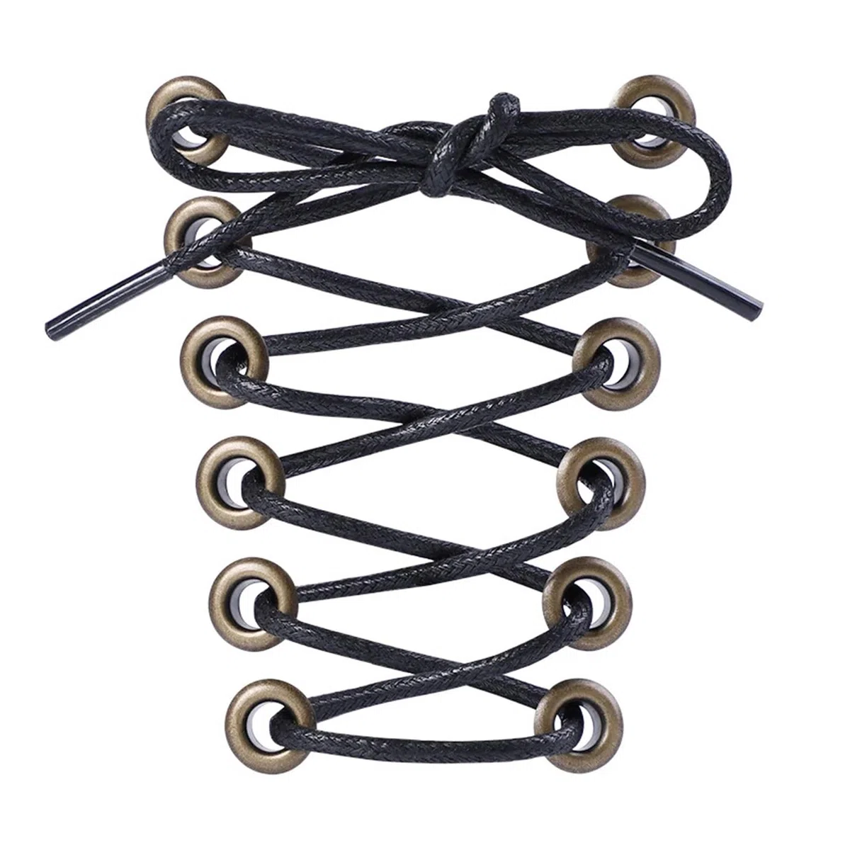 Cordones de zapatos planos, 1 par de cordones encerados de algodón, botas redondas, cordones for hombres, cordones redondos Oxford(Purple Red,120cm)