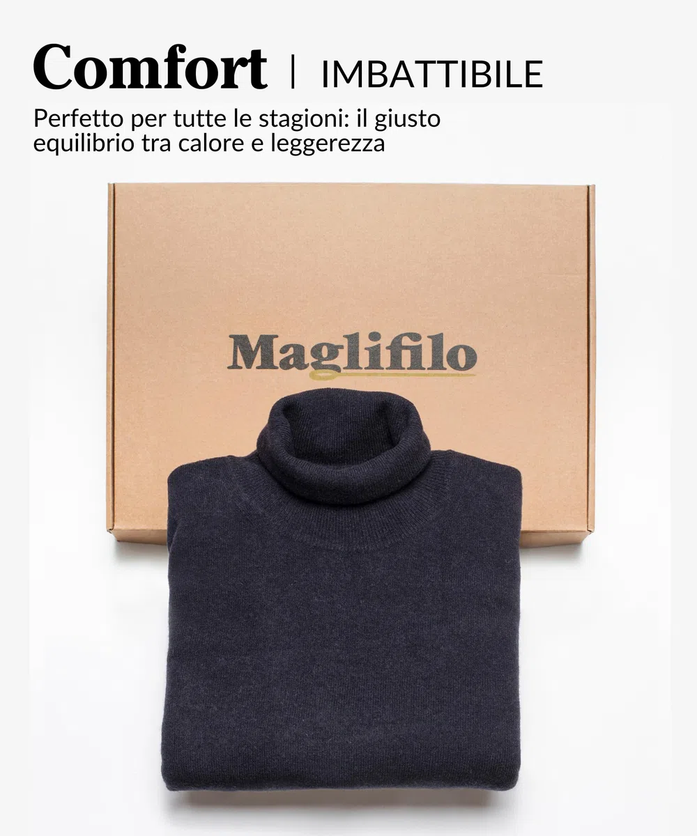 Cuello alto para hombre 100% Lana Fineza 12 - Suéter de Cuello Alto Hombre, Elegancia y Comodidad Perfecto para Cualquier Ocasión - Prenda Versátil y Elegante